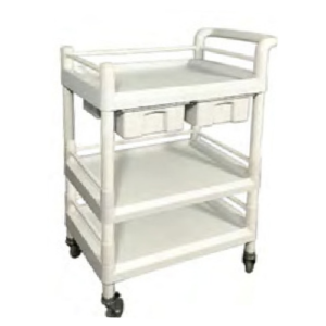 KS-B14 / KS-B15 / KS-B17 / KS-B25 / KS-B26 - ABS Trolley (Single/Double Drawer) & Emergency Cart